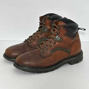 Red Wing Shoes 926 Work Boots Men 9.5 D  Brown Leather EH Electrical Hazzard USA